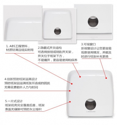 舒潔®大捲筒衛生紙使用盒